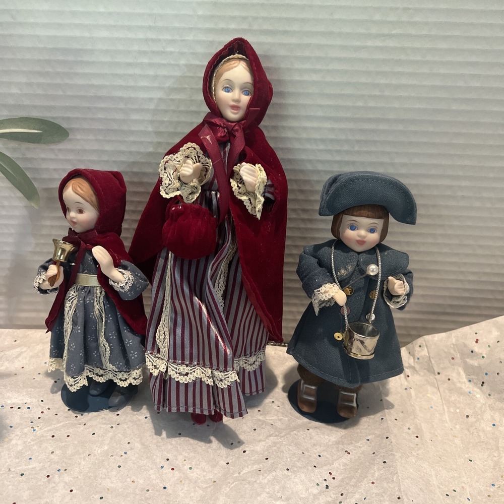 KURT S ADLER Christmas SET Of 3 Family Music Singing RARE Bundle.